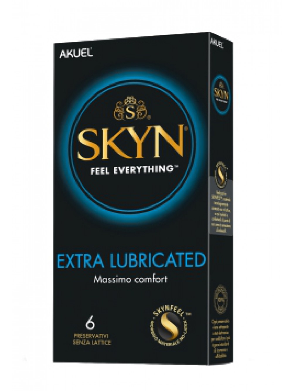 Akuel Skyn Extra Lubrificato 6 preservativi 5011831087554