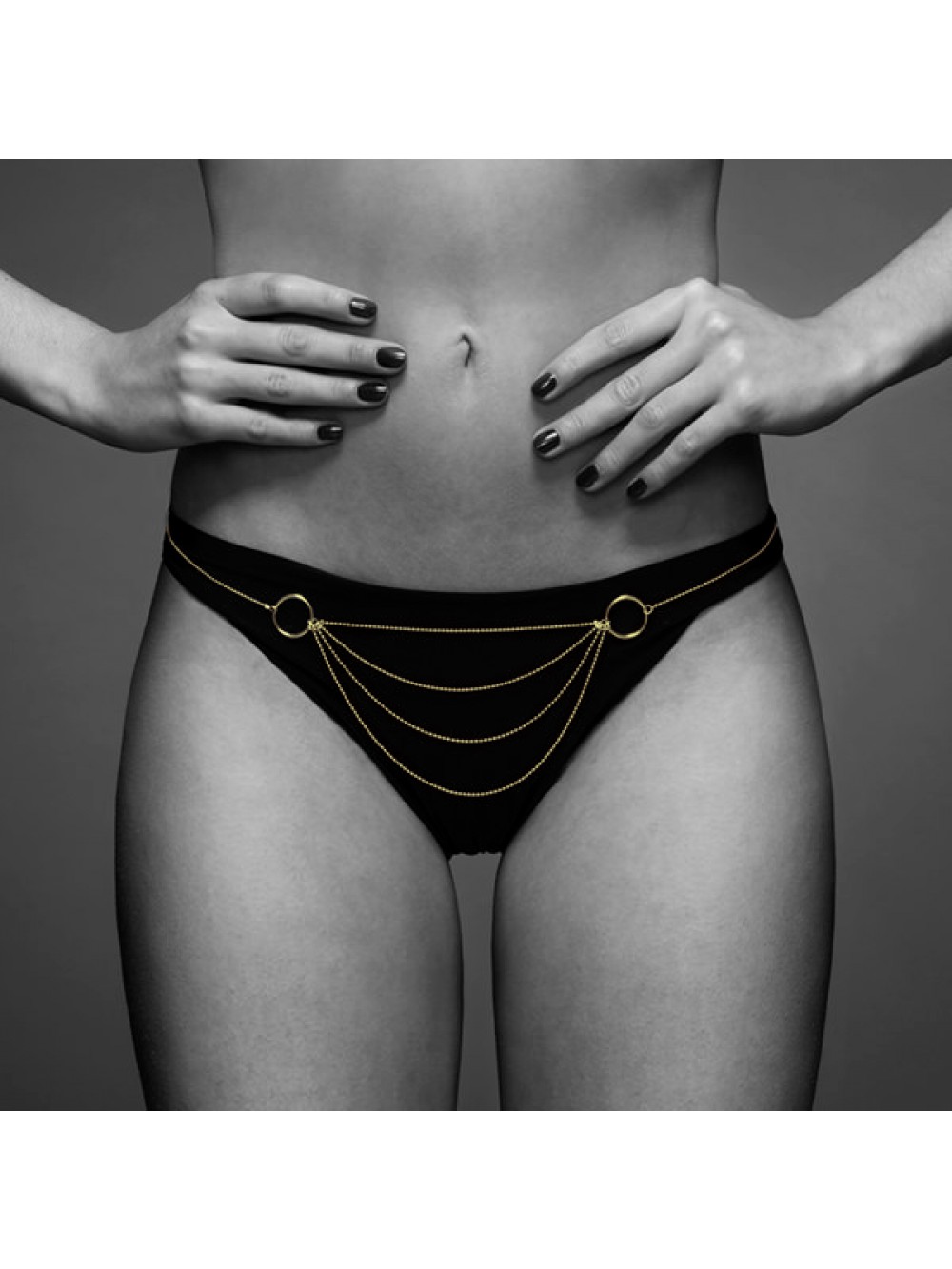 THE MAGNIFIQUE COLLECTION BODY CHAIN CULOTTE BIJOUX INDISCRETS GOLDEN