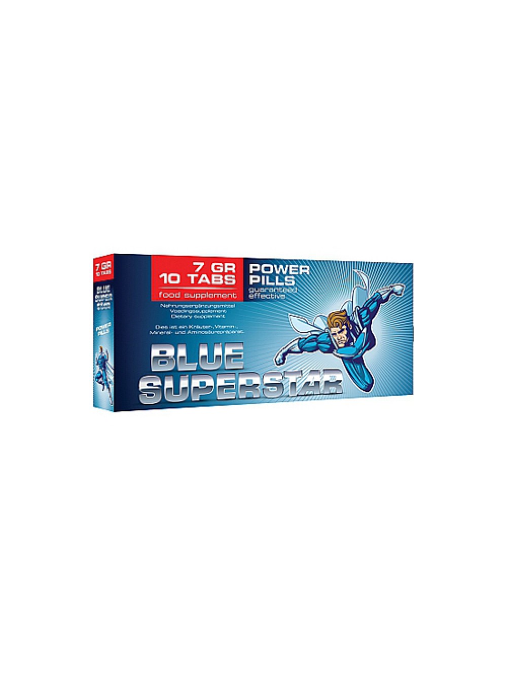 Blue Superstar Erection Pills 8714273794581