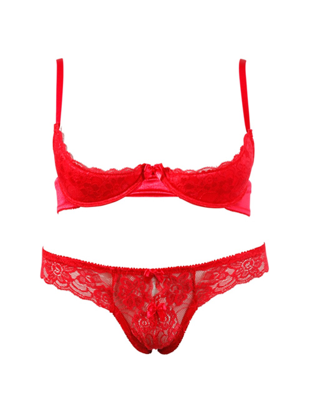 Bra Set Red 4024144278282