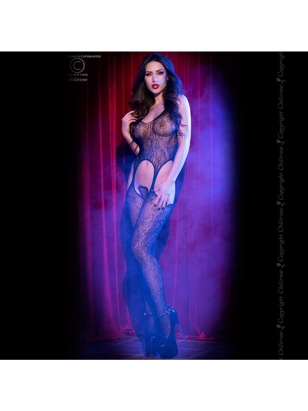 BODYSTOCKING CR-4055 BLACK 5902016024238