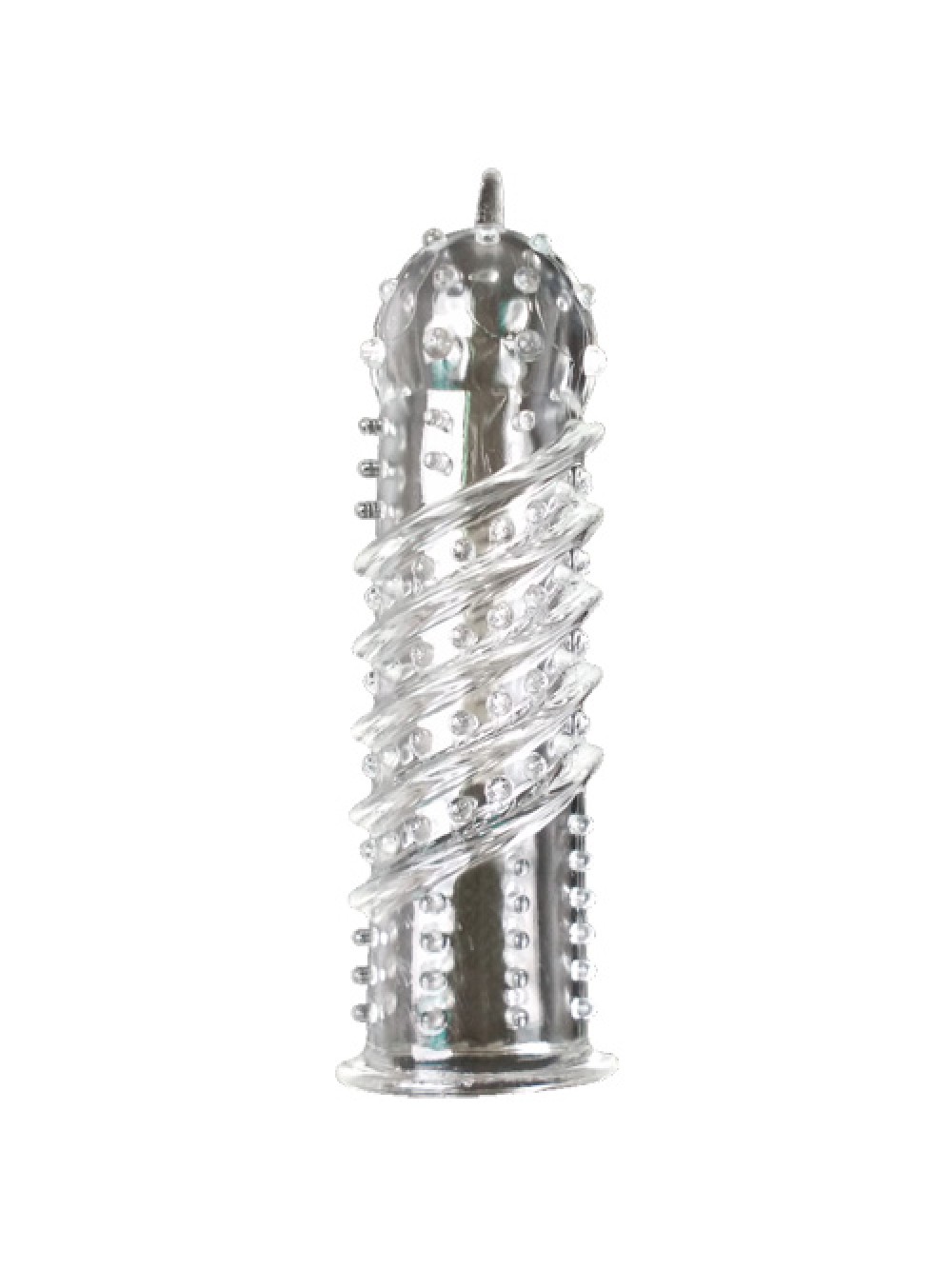Clear Textured Orgasma Penis Sleeve 5060365096242