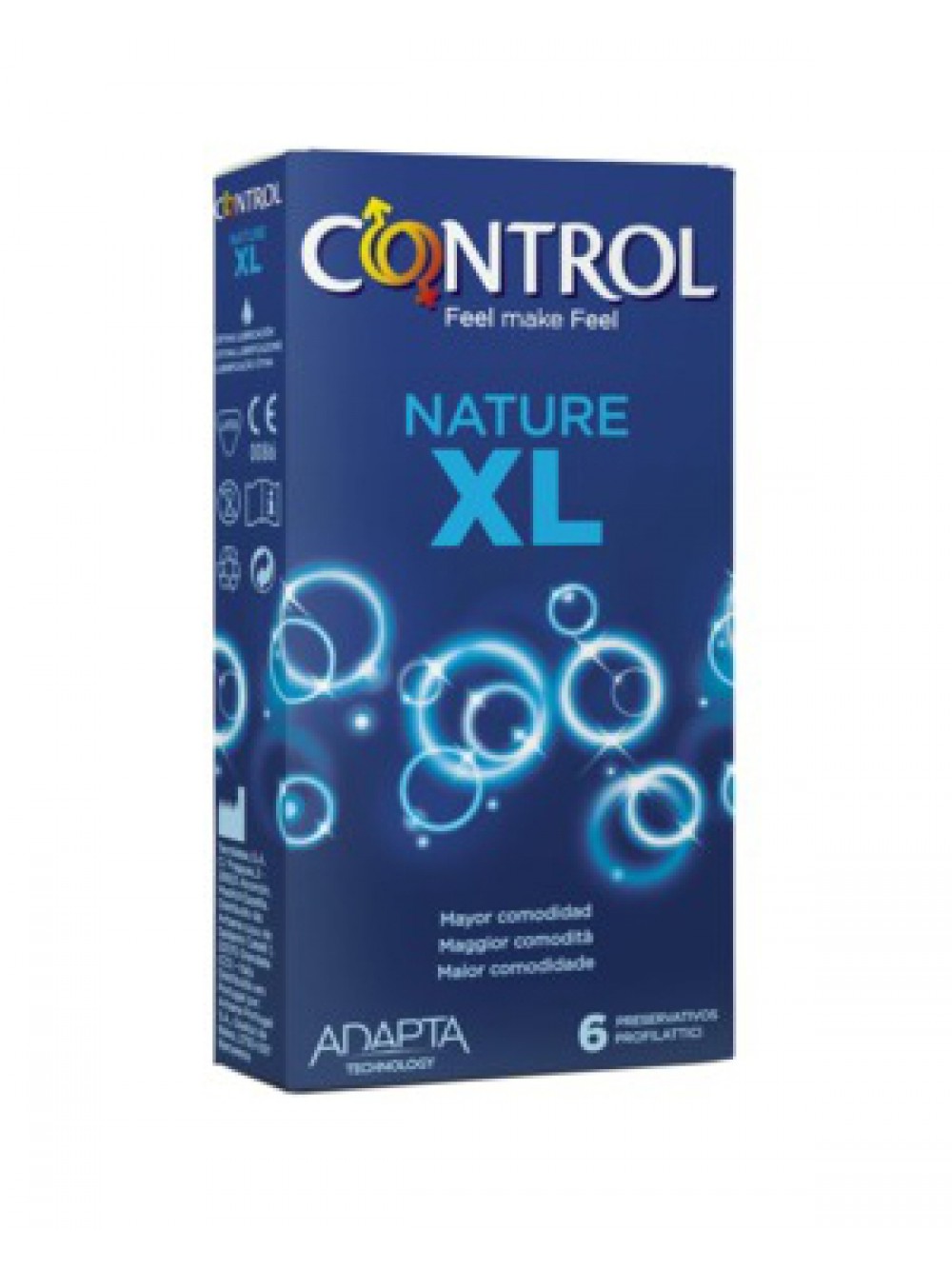 Control Nature xl 6 preservativi 8411134120311