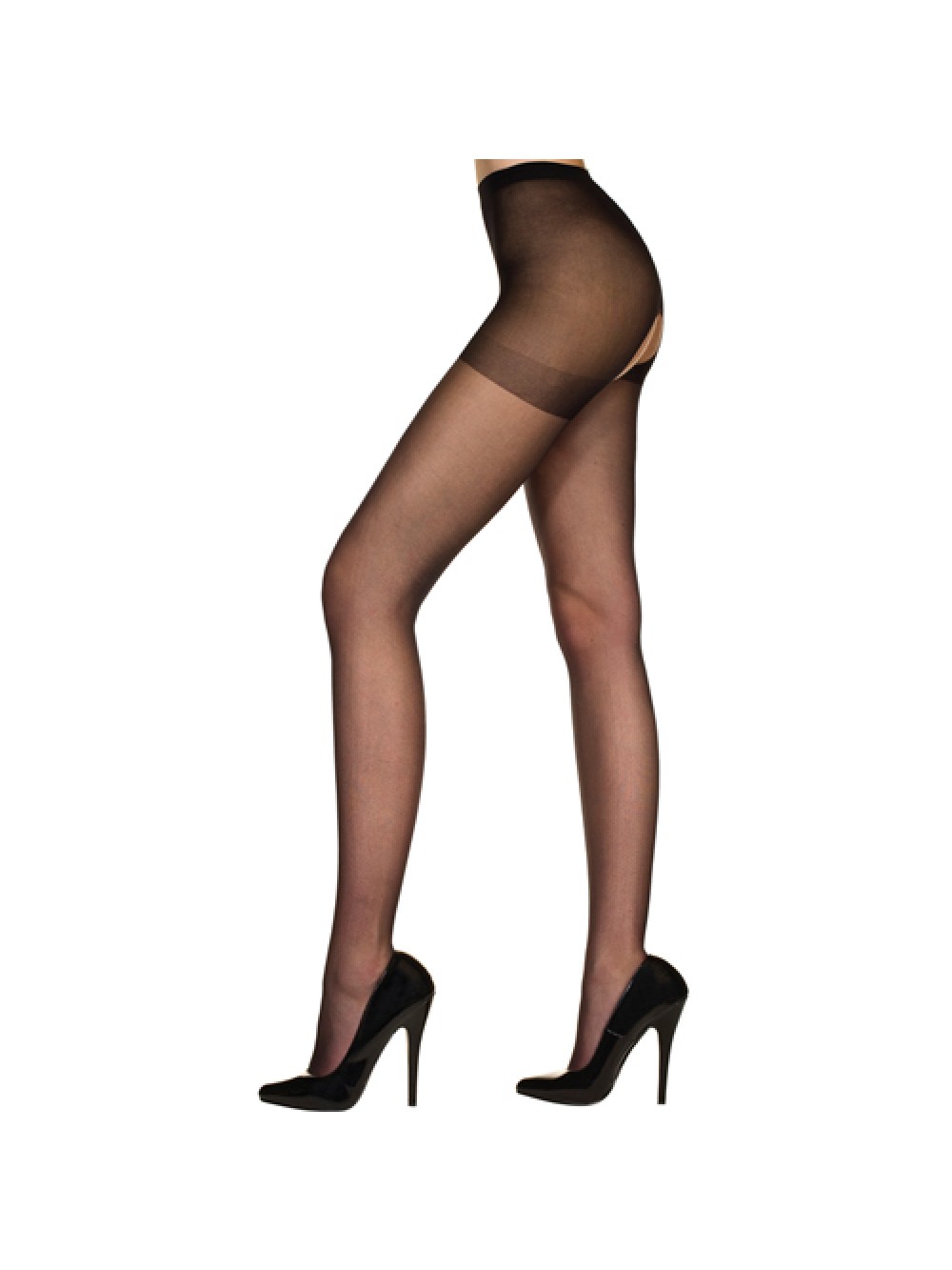 Crotchless Tights - Musiclegs 849450015918