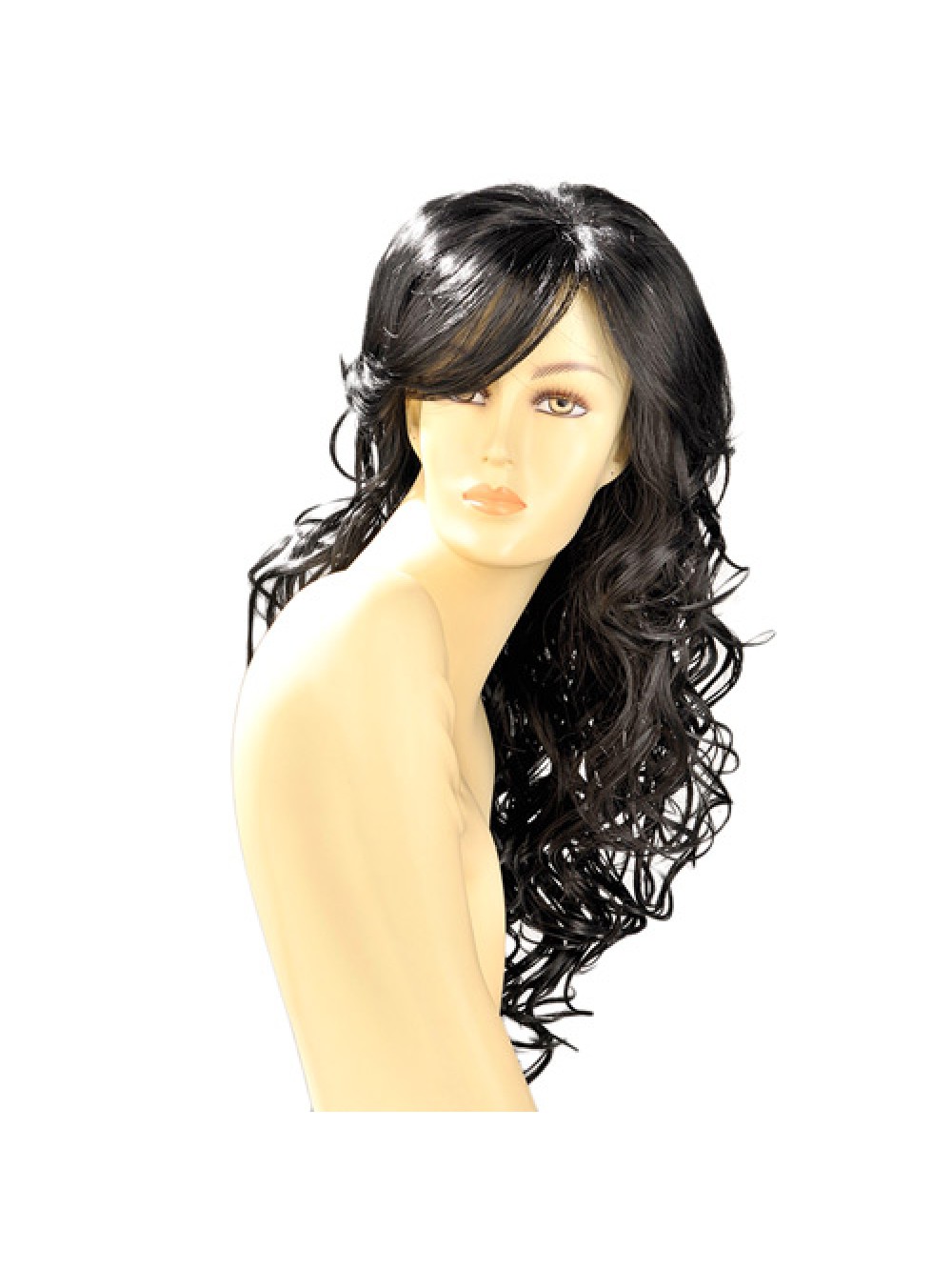 Dareen Black Wavy Long Wig 3479225402925