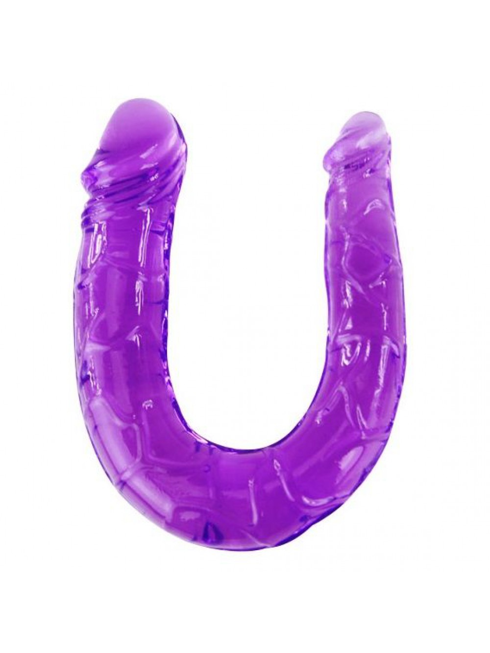 DOUBLE FLEXIBLE DILDO PURPLE 6946689003755