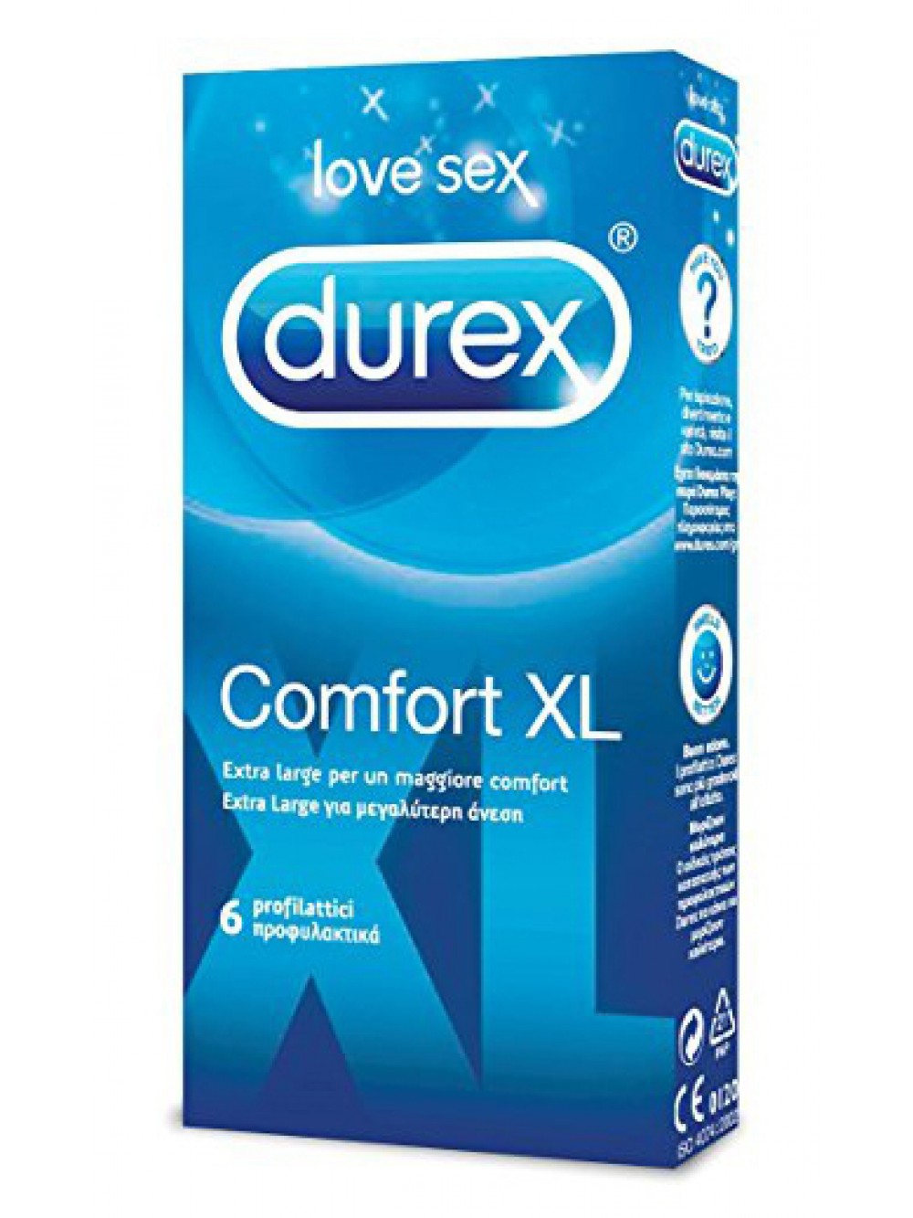 Durex Comfort XL 6 preservativi 5038483444979
