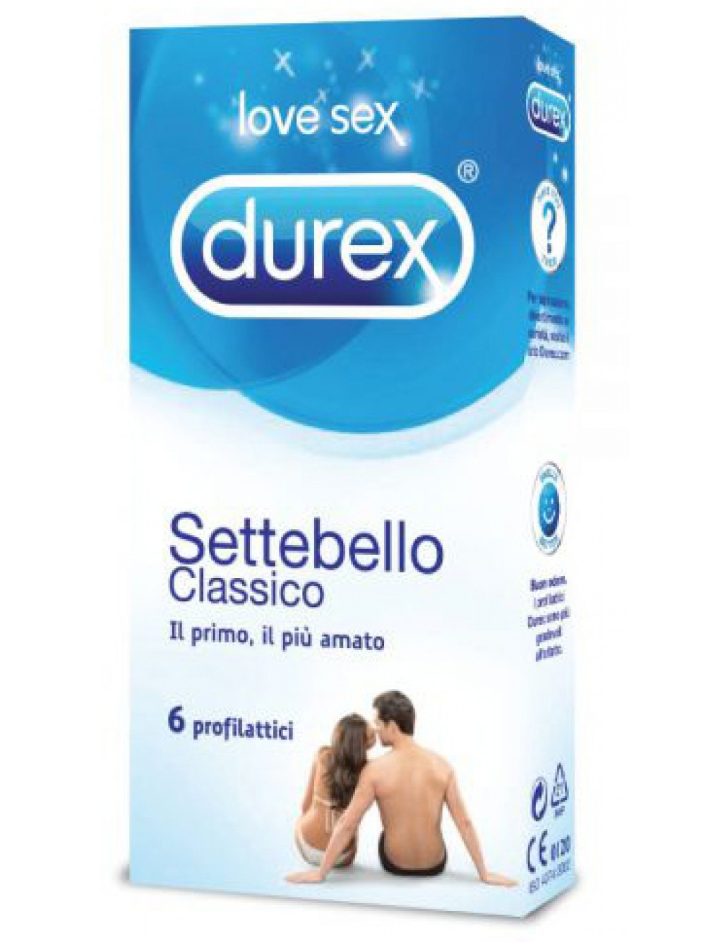 Durex Settebello classico 6 preservativi 5038483445181