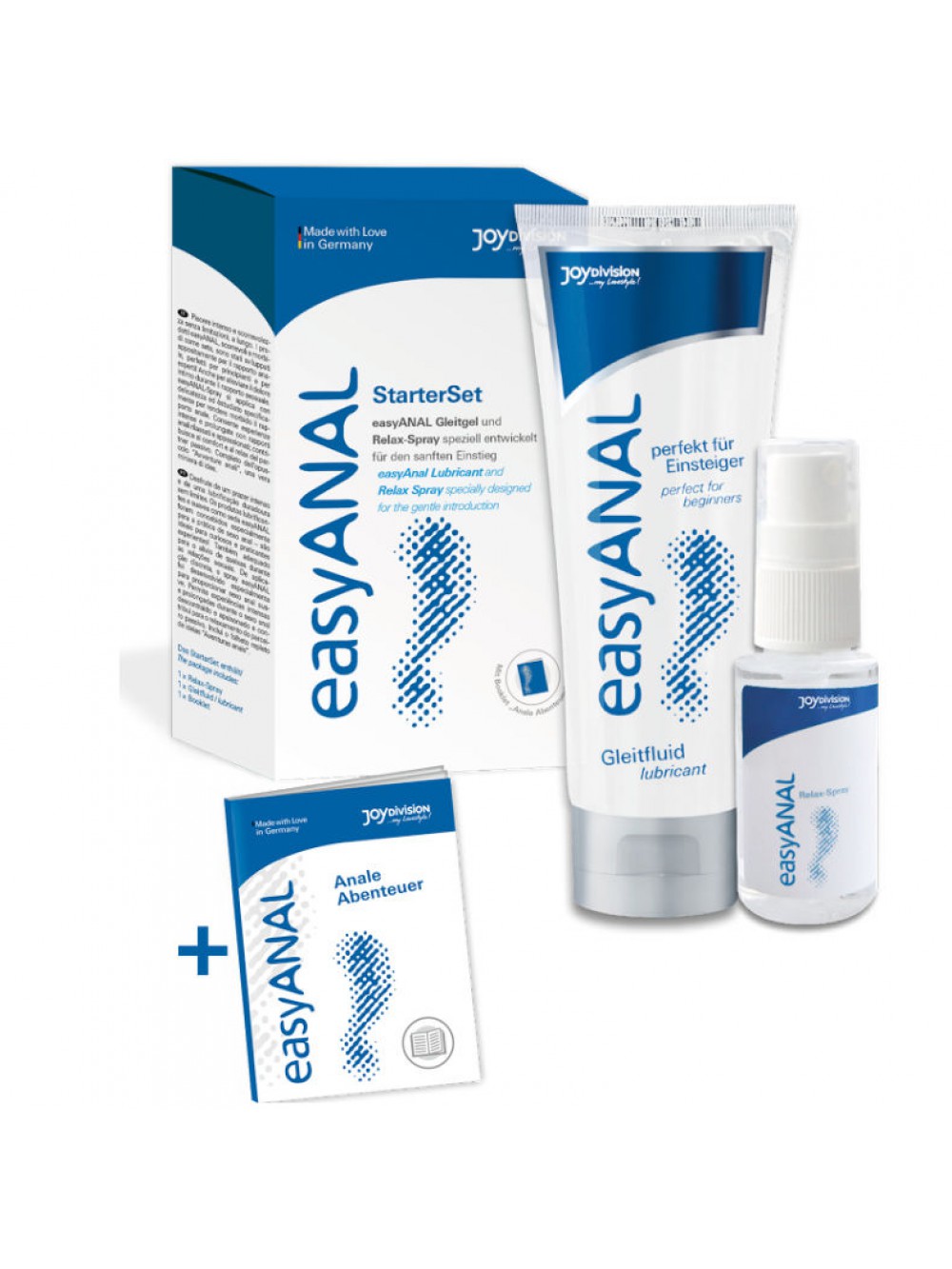 EASY ANAL STARTER SET  LUBRICANTE + RELAX SPRAY 4028403291012