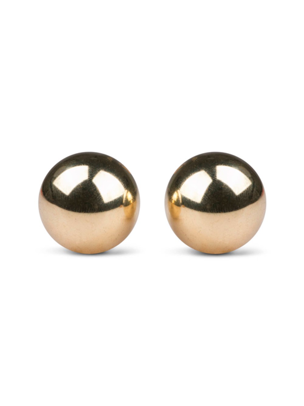 Gold ben wa balls - 22mm 8718627523179