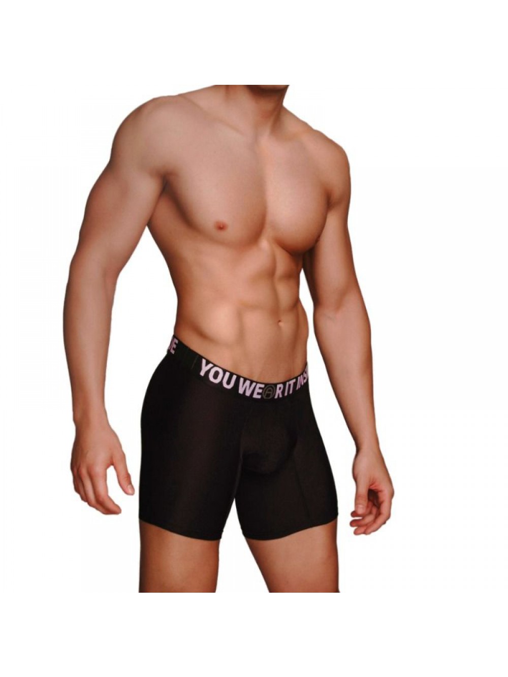 MACHO - MS077 SPORT LONG BLACK BOXER SIZE S 7707303837441