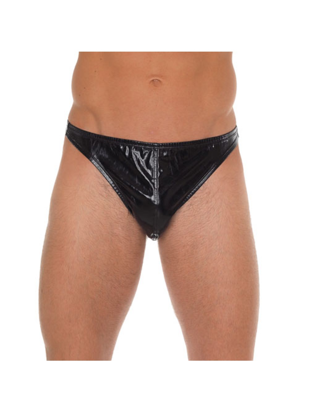 Men Black Shiny G-String 8718924223437