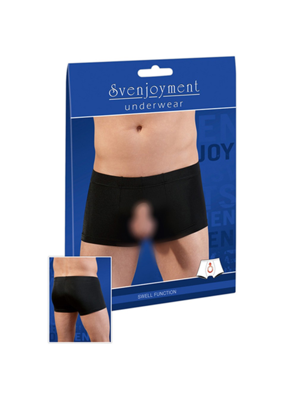 Men's Boxer With Opening - Black 4024144307111