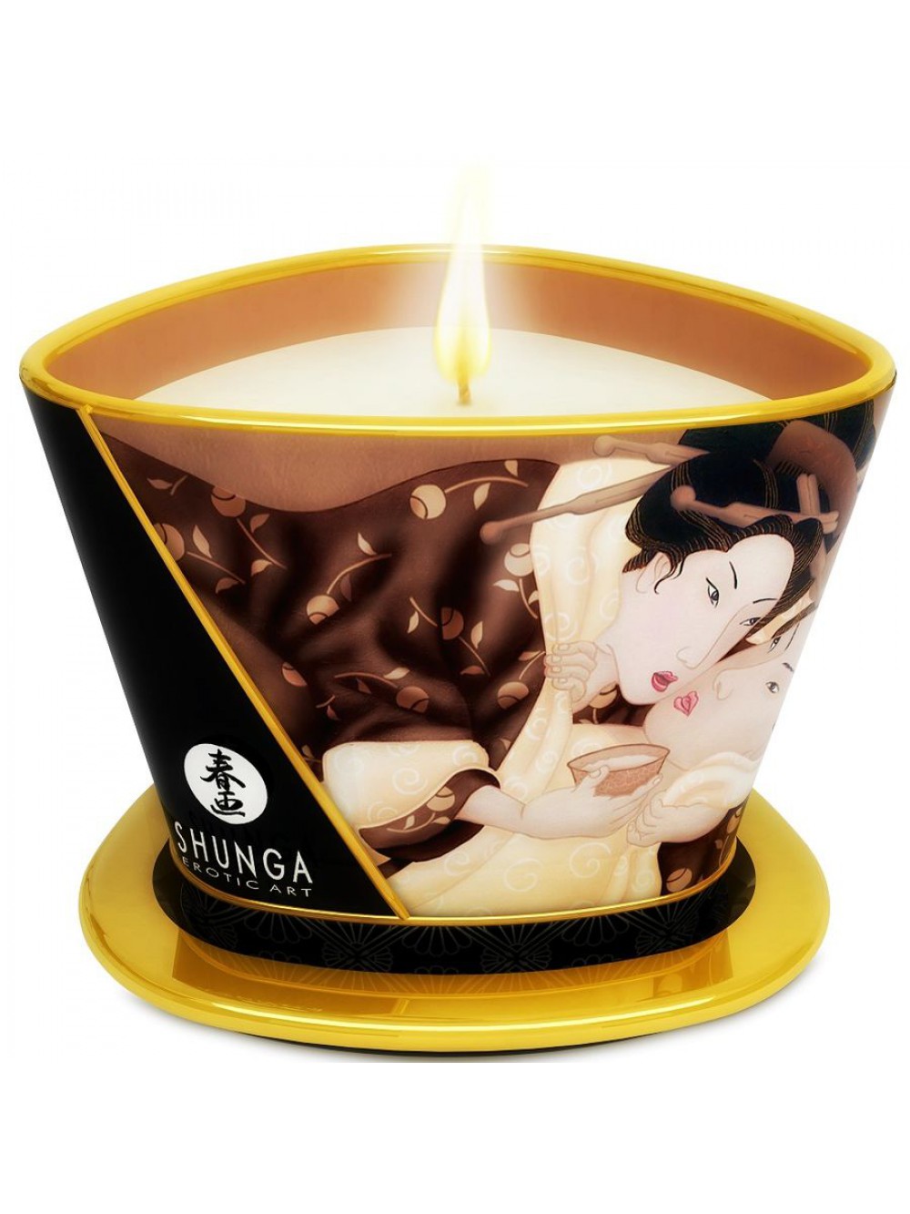 MINI CARESS BY CANDLELIGHT MASSAGE CANDLE CHOCOLATE 697309045094