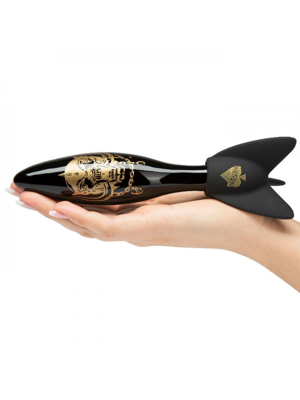 MOTORHEAD BOMBER BLACK & GOLD GLASS MASSAGER BLACK 5060481964791