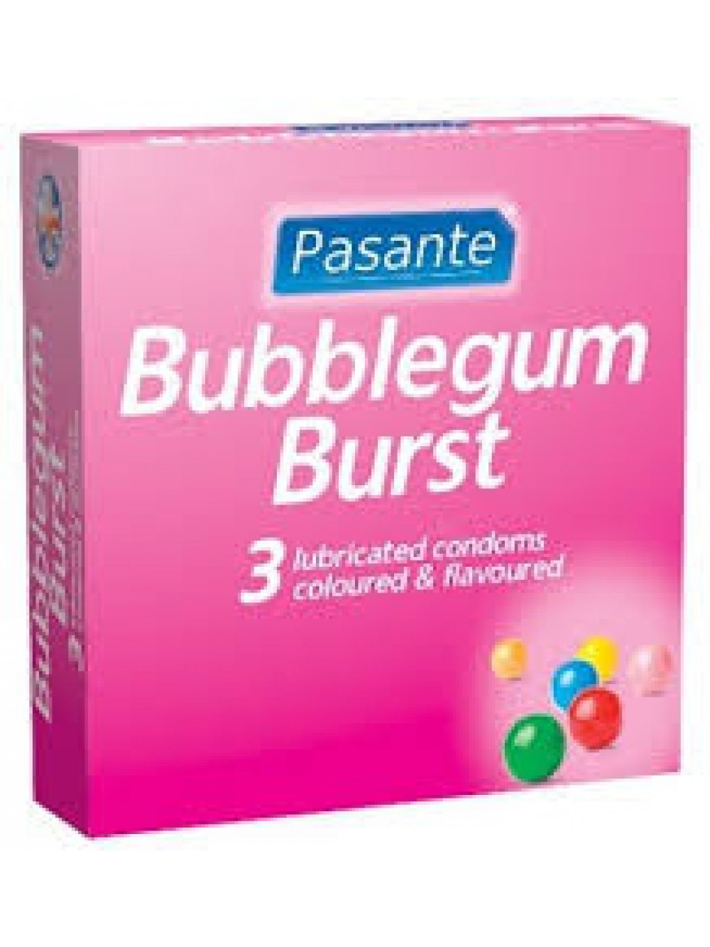 pasante Bubblegum Burst 3 preservativi 5060150689352