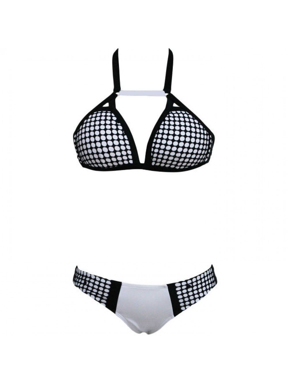 QUEEN SUMMER ORIGINAL BIKINI WHITE/BLACK SIZE M 8440476249946