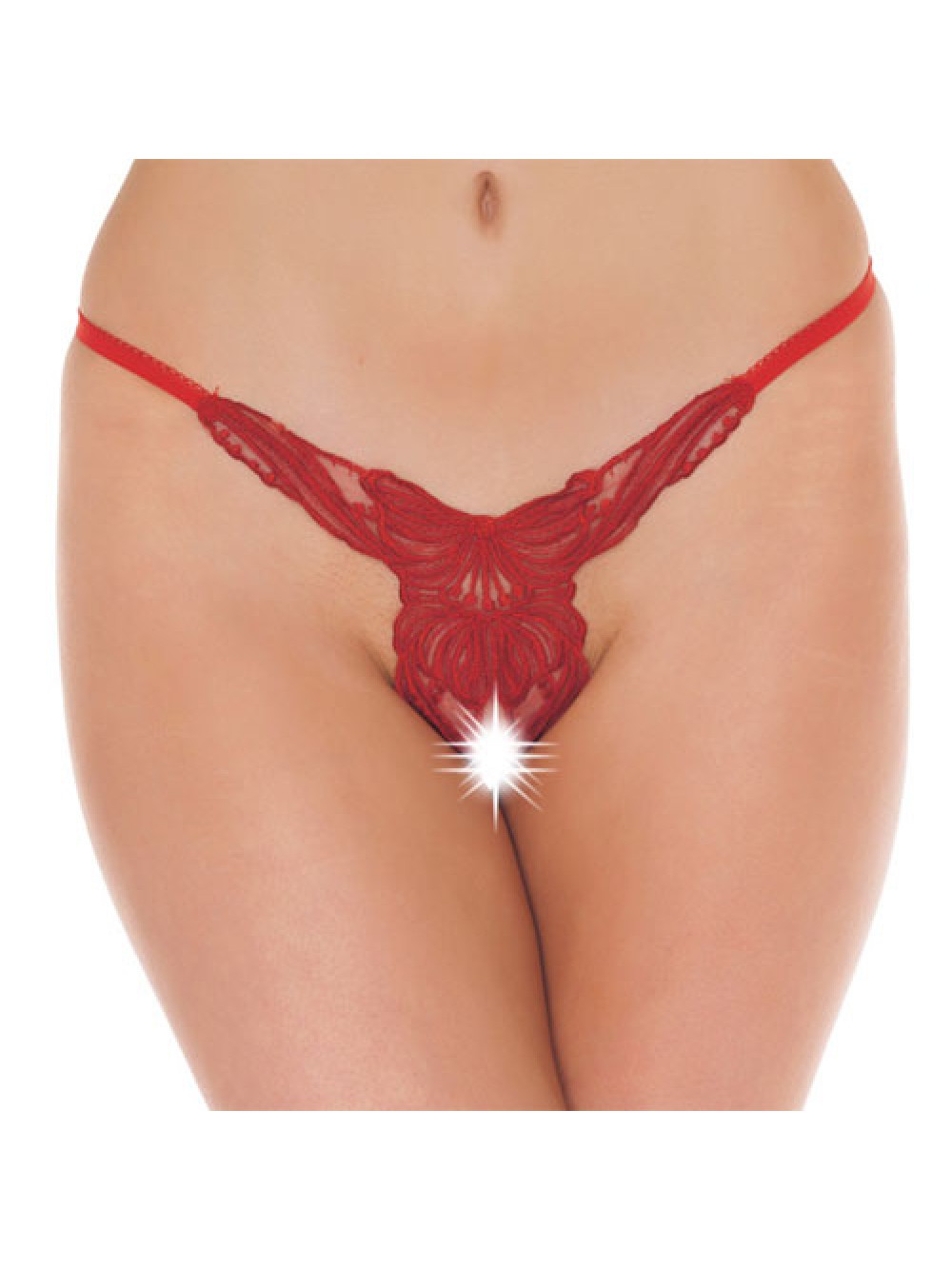 Red Crotchless G-String 8718924221129