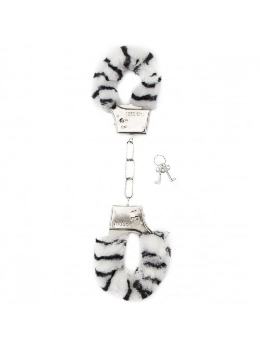 SHOTS FURRY HUNDCUFFS ZEBRA 8714273790644