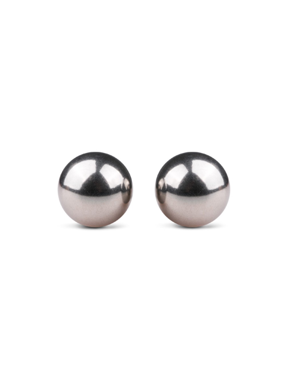 Silver ben wa balls - 19mm 8718627523186