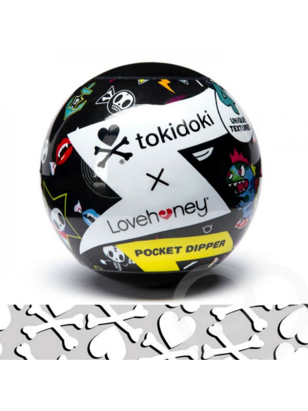 TOKIDOKI TEXTURED PLEASURE CUP CROSSBONES 5060481965033