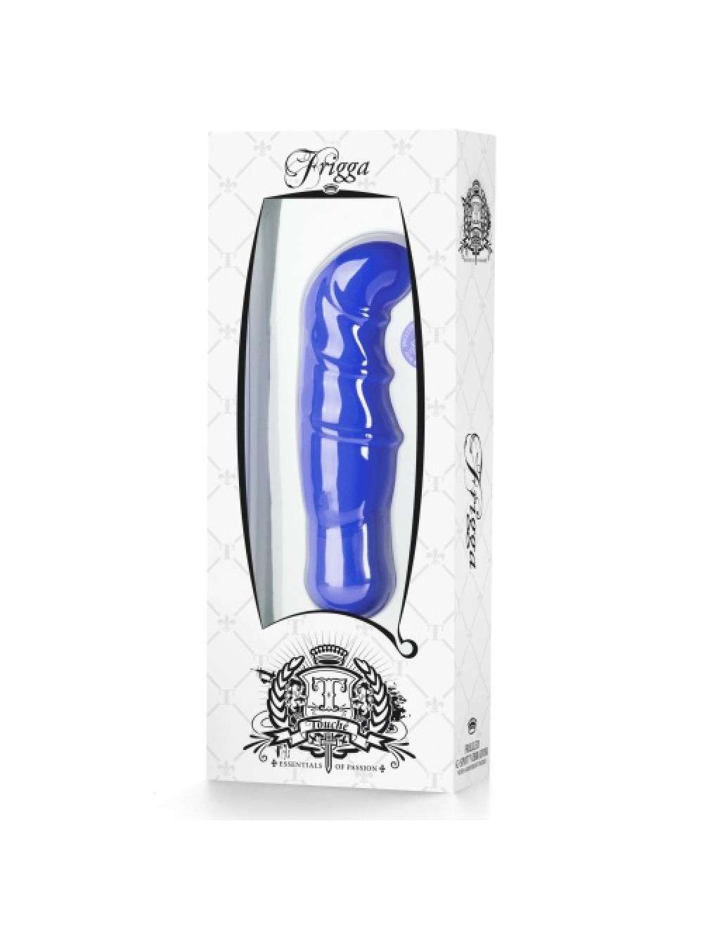 FRIGGA BLUE VIBRATOR WHITE PACKAGE