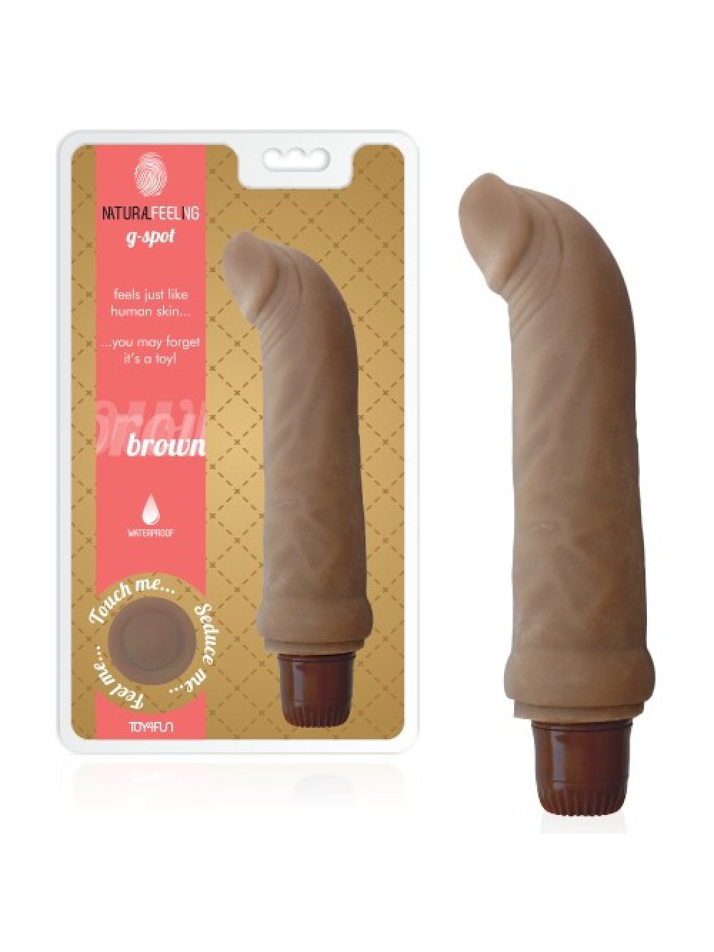NATURAL FEELING G-SPOT BROWN VIBRATOR