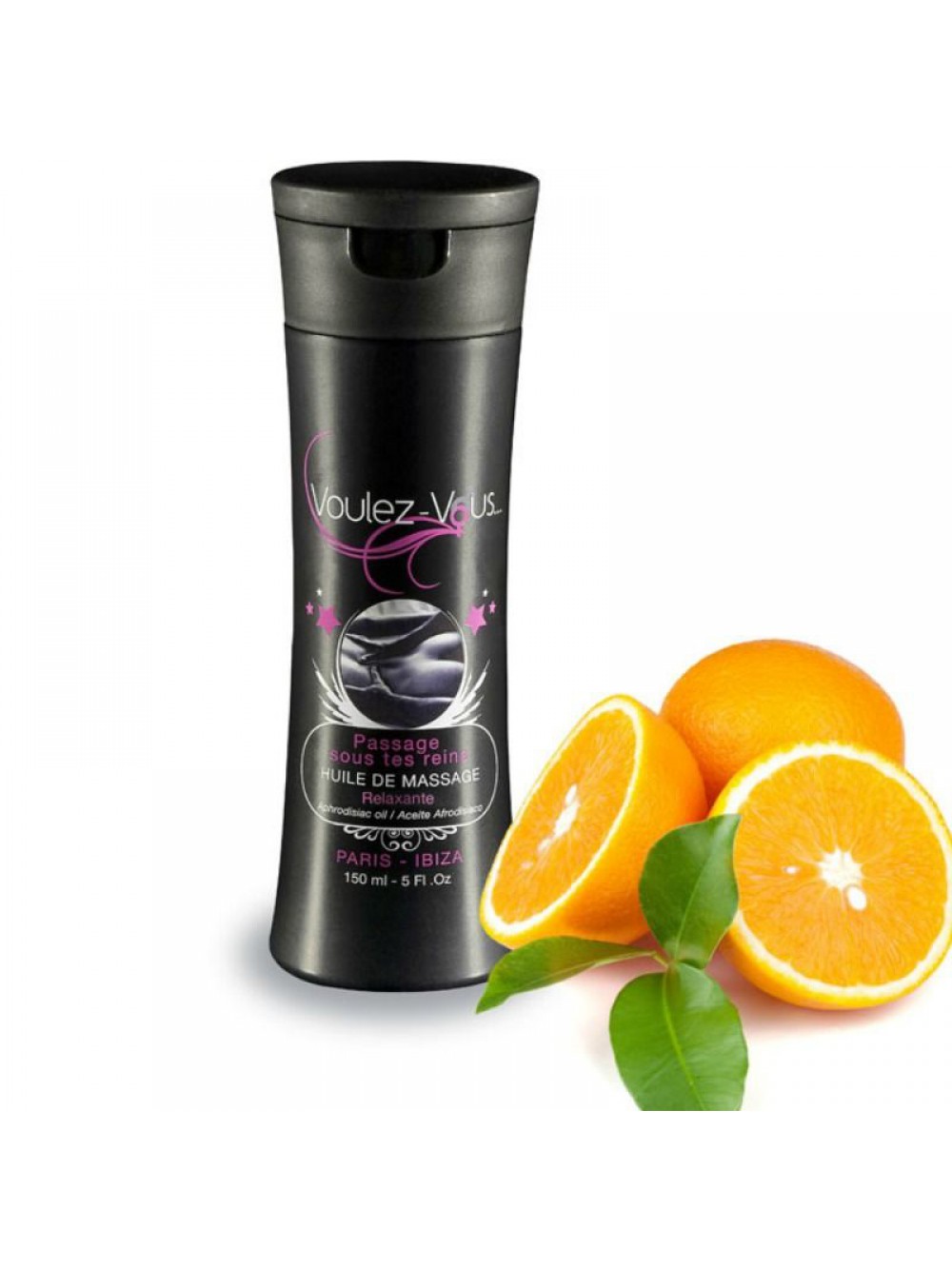 VOULEZ-VOUS MASSAGE OIL ORANGE 150 ML 3760151302343