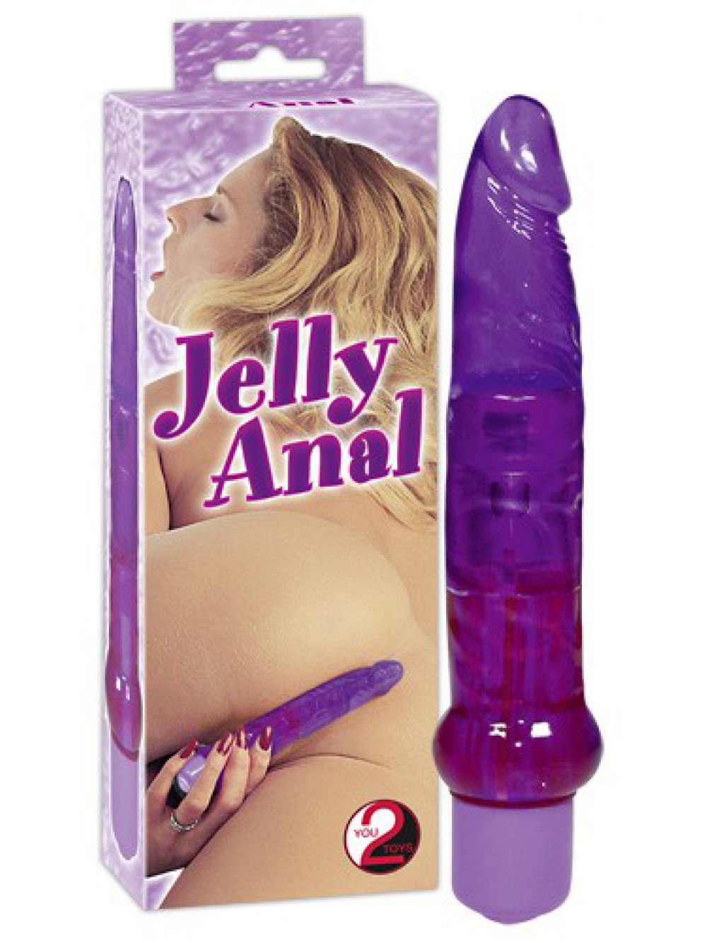 JELLY ANAL VIBRATOR PURPLE