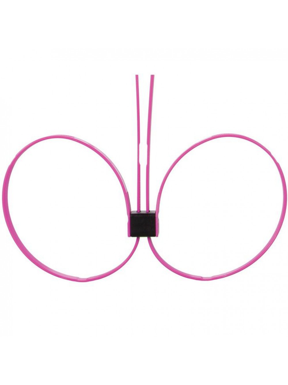 ZIP TIE CUFFS EXTENDED PINK 8714273065797