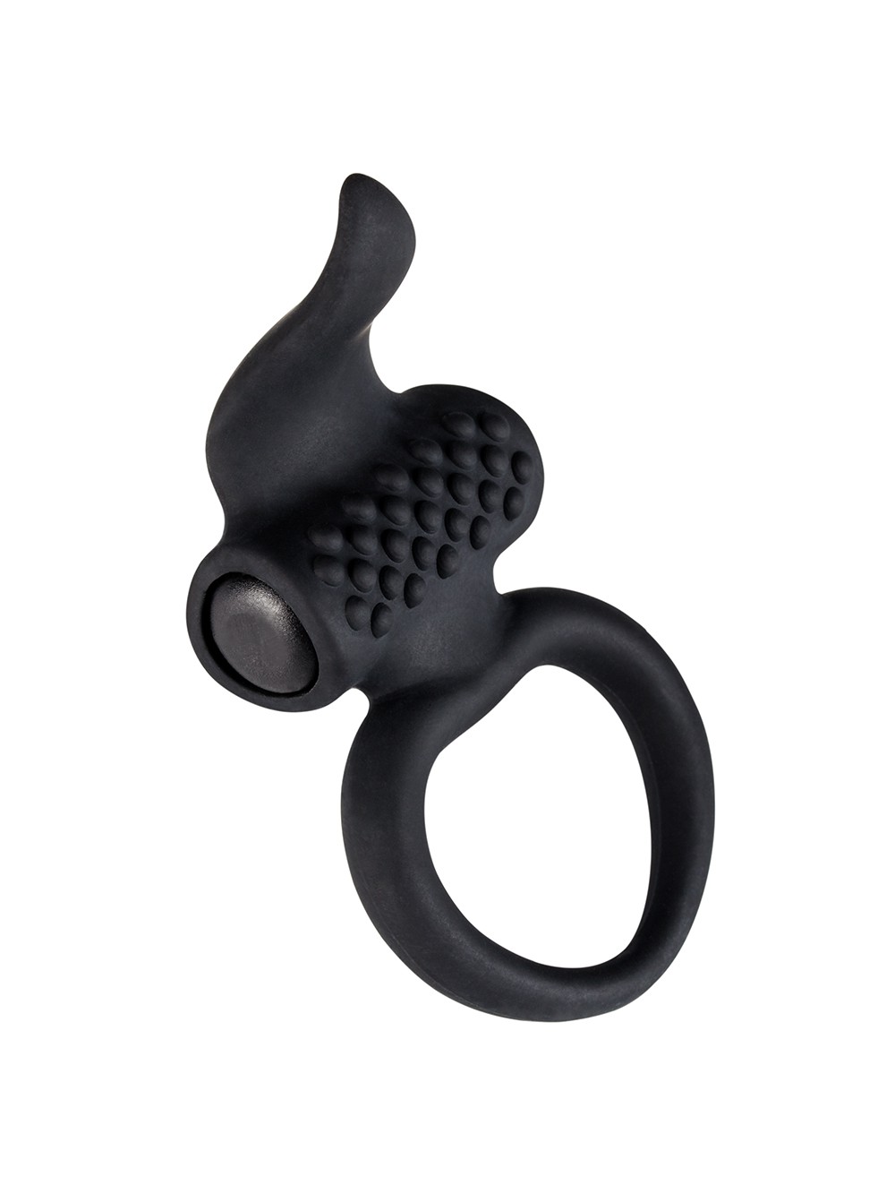 ADRIEN LASTIC LINGUS VIBRATING COCKRING BLACK