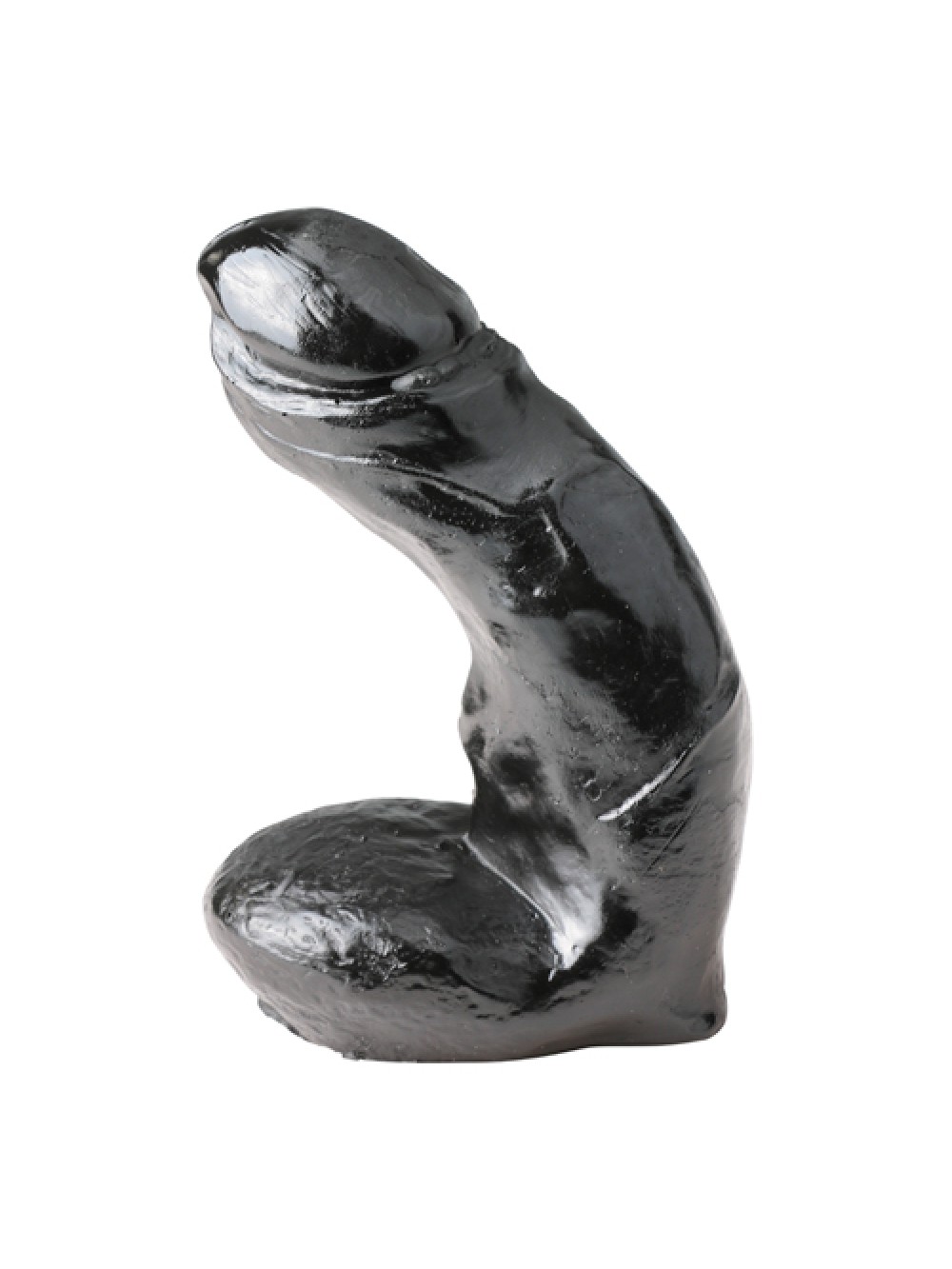 All Black Dildo - 15 cm