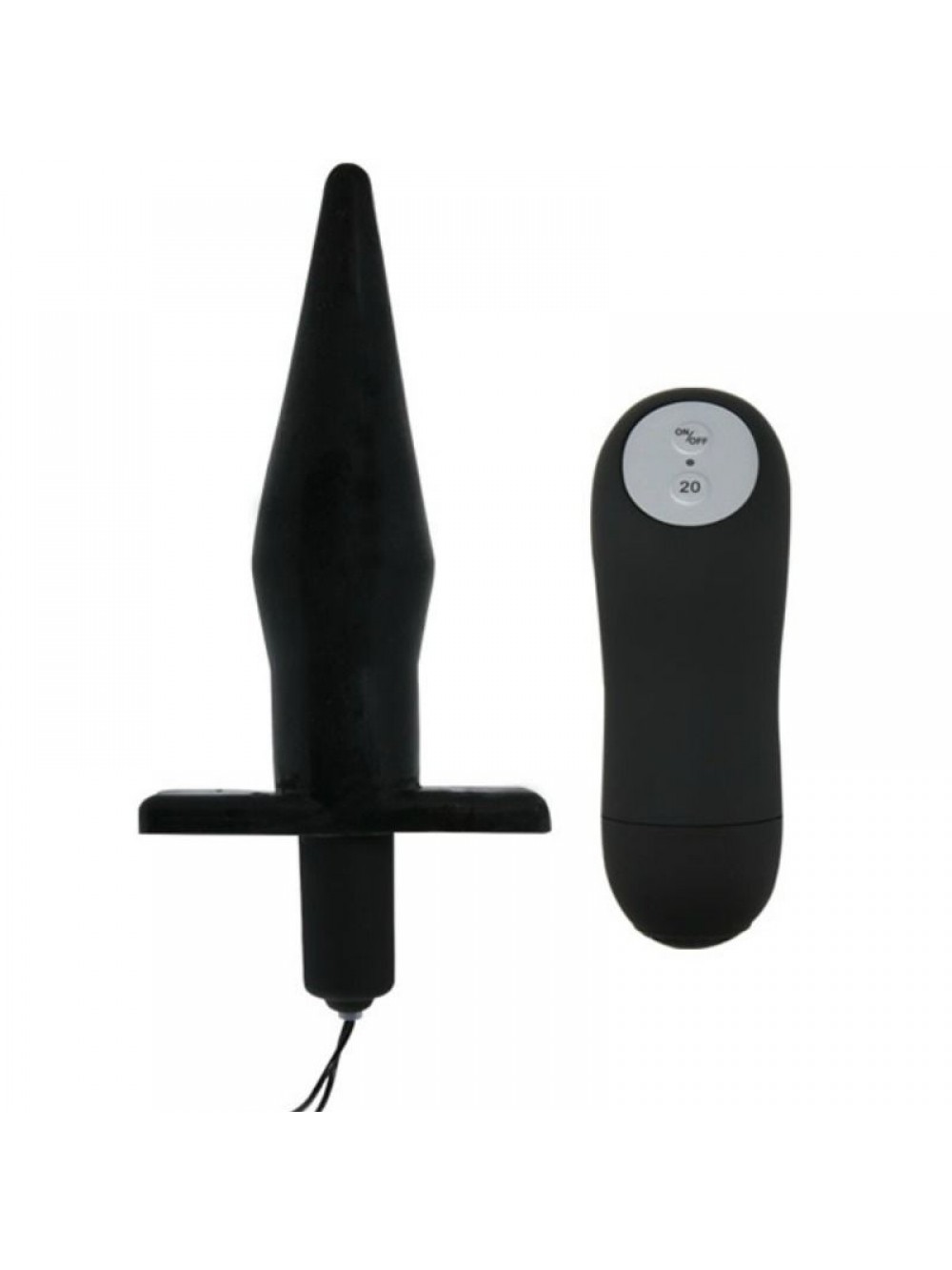 BAILE VIBRATING PLUG AND REMOTE CONTROL WIRELESS BLACK