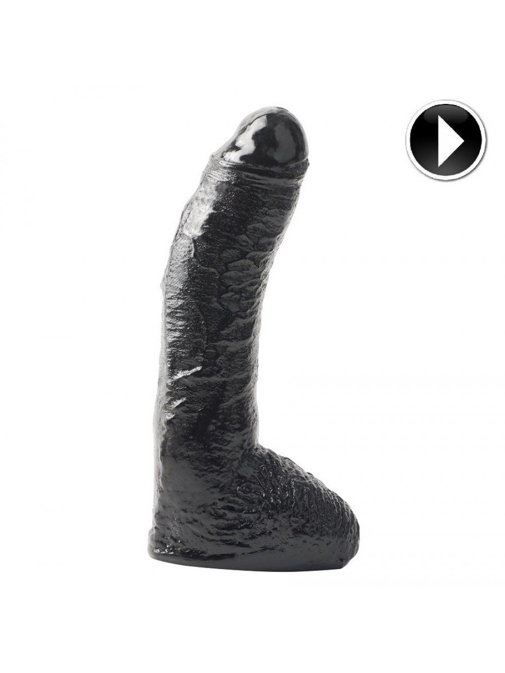 Basix 10 Inch Fat Boy Nero Dildo
