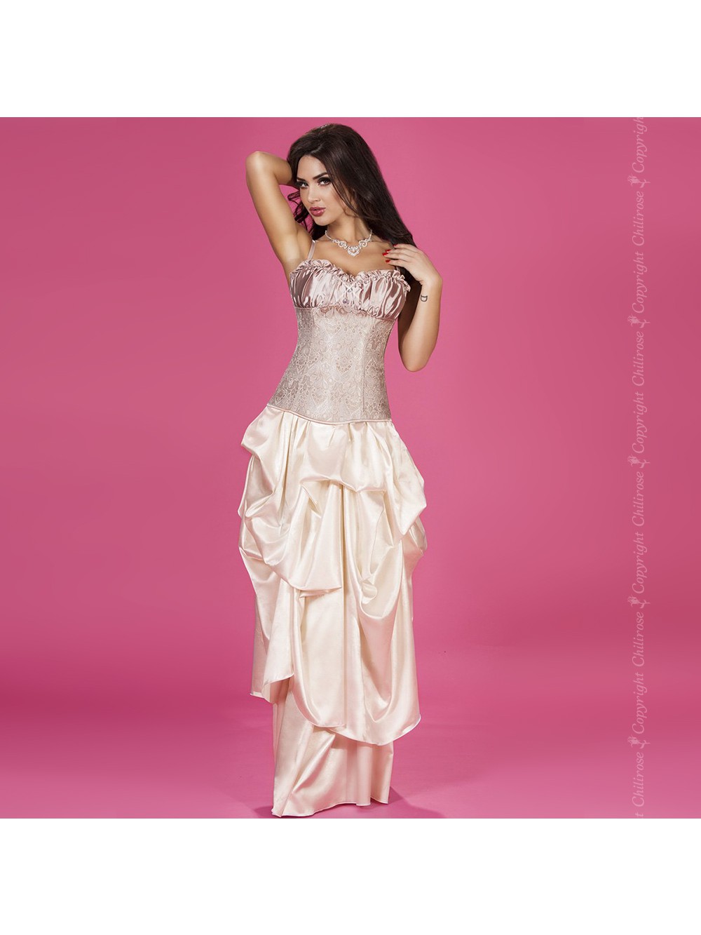 CHILIROSE CR-3669 CORSET BEIGE