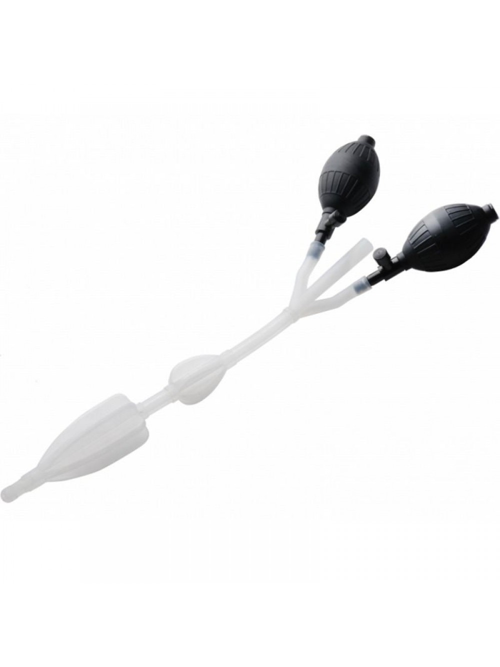 CLEAN STREAM SILICONE ANAL CATHETER WITH BULBS