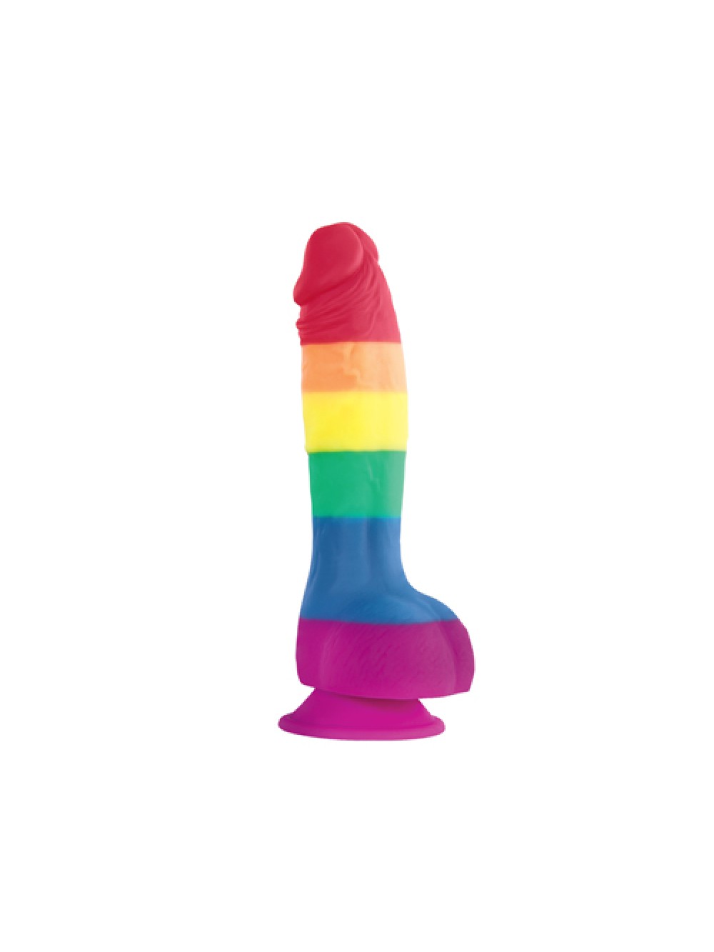 Dildo del silicone Colori Orgoglio Edition 6 pollici realistico 