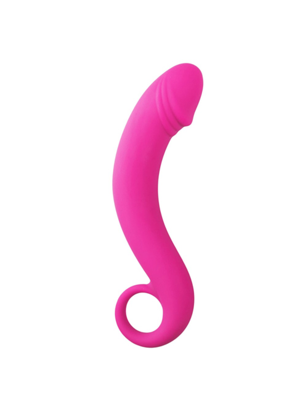 Siliconen prostaat dildo - roze