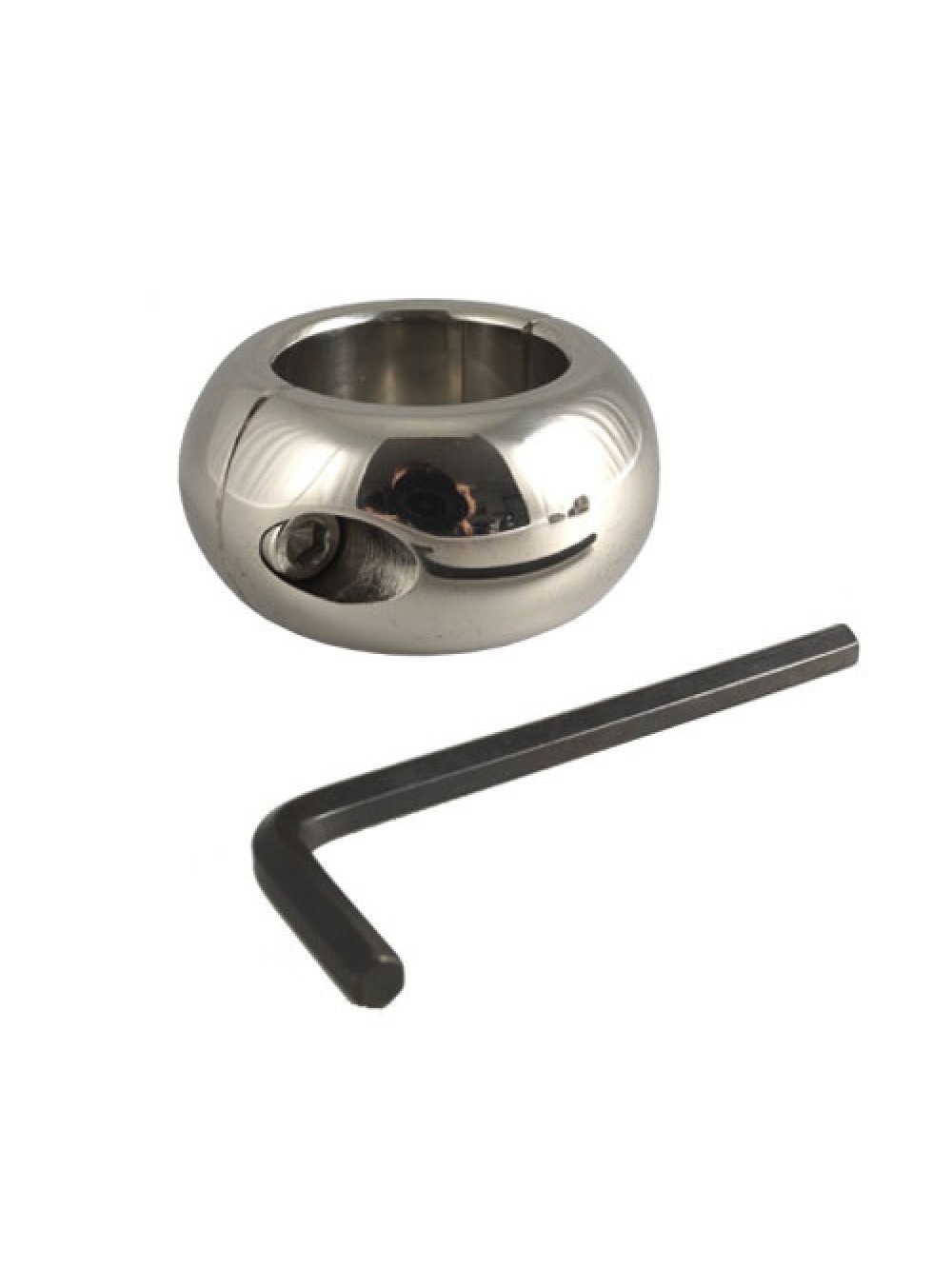 Donut acciaio inox Ballstretcher 3 centimetri