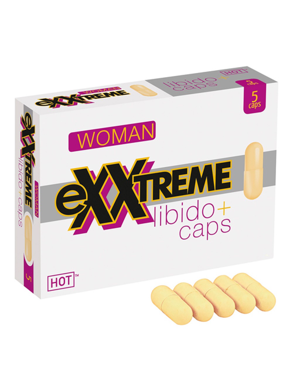 Stimulant Exxtreme Libido caps Femme - 5 gelules - Aphrodisiaque