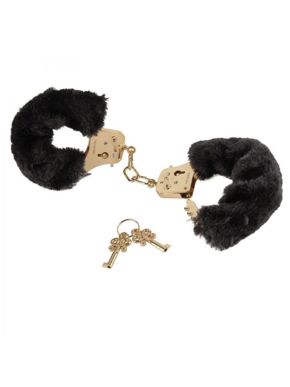 MANETTE FETISH FANTASY GOLD DELUXE FURRY CUFFS