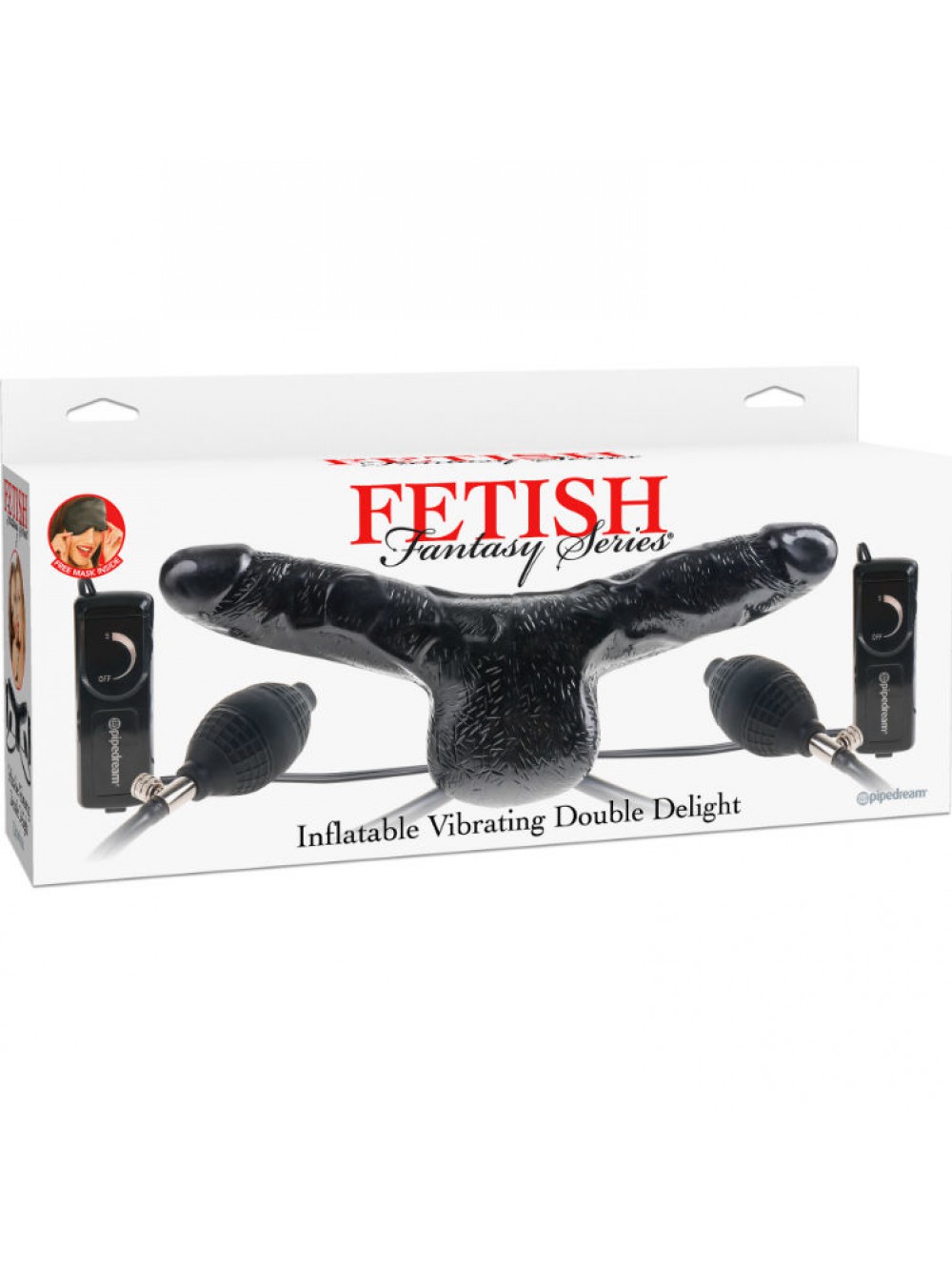 VIBRATORE DOPPIO GONFIABILE FETISH FANTASY SERIES INFLATABLE VIBRATING DOUBLE DELIGHT
