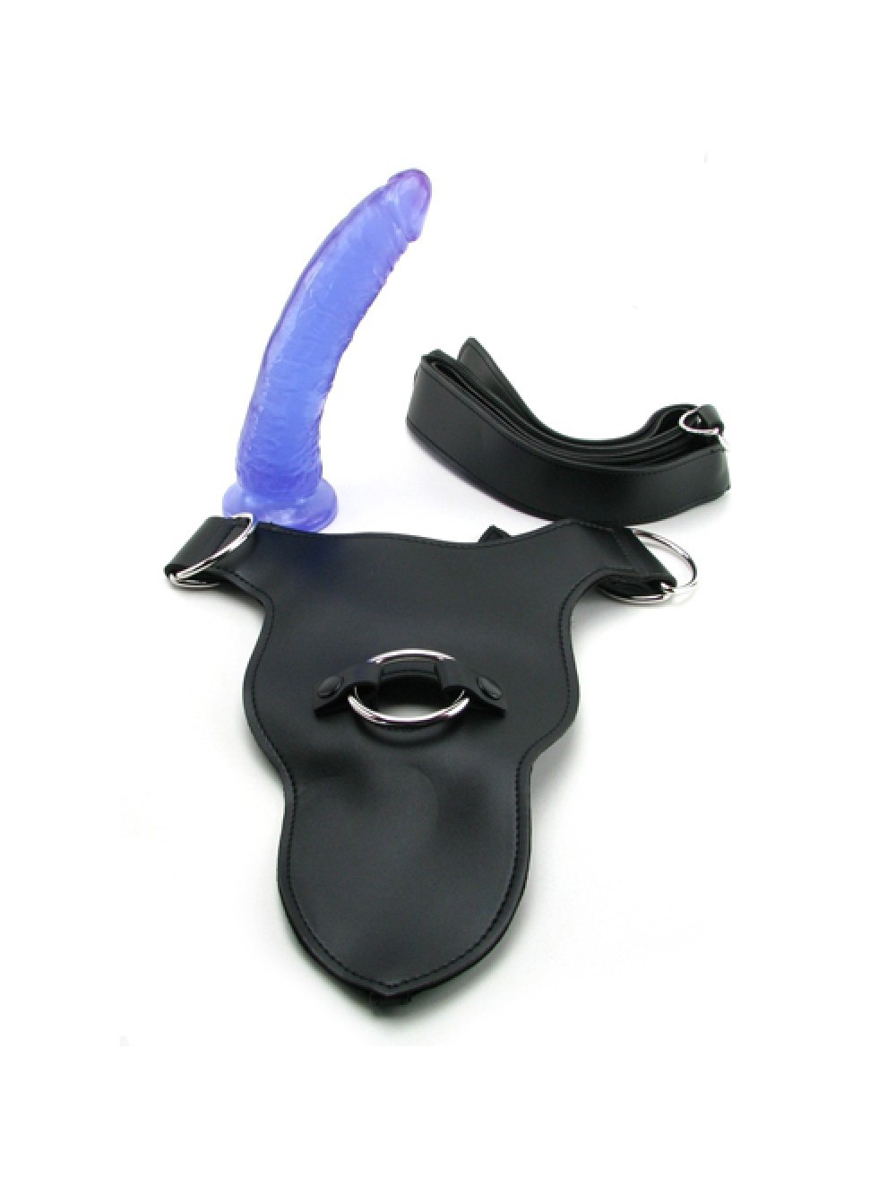 Plus Size Strap On Blue Dildo