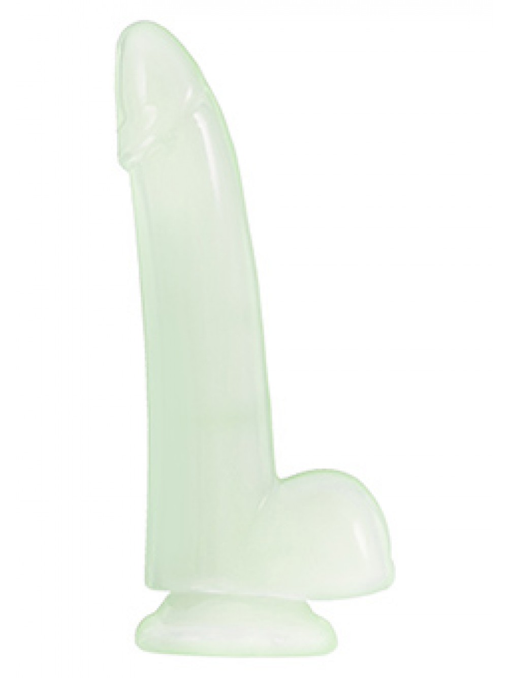 SEX TOY - MASTURBATORE - Fallo singolo: FIREFLY GLOWING DONG 5" CLEAR