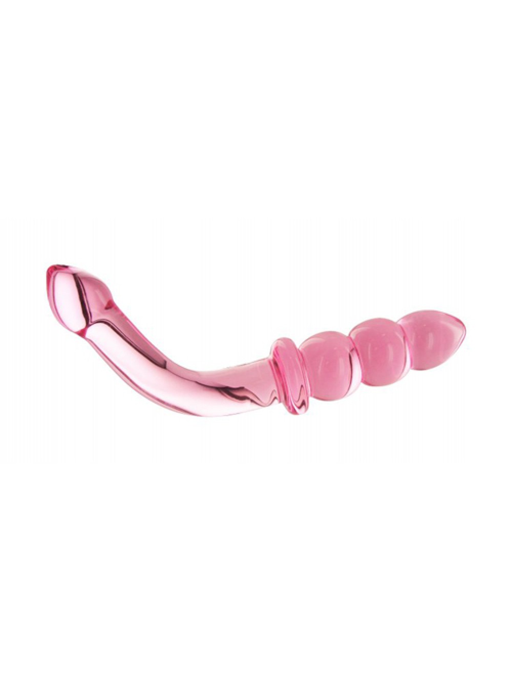 Hamsa Dildo in Vetro Punto G/P - Rosa
