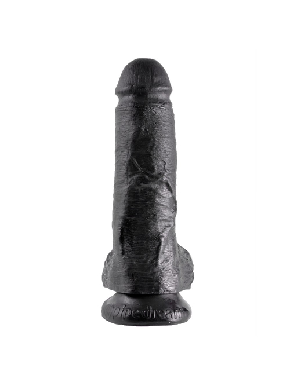 King Cock di 20 cm - Dildo con Testicoli color Nero