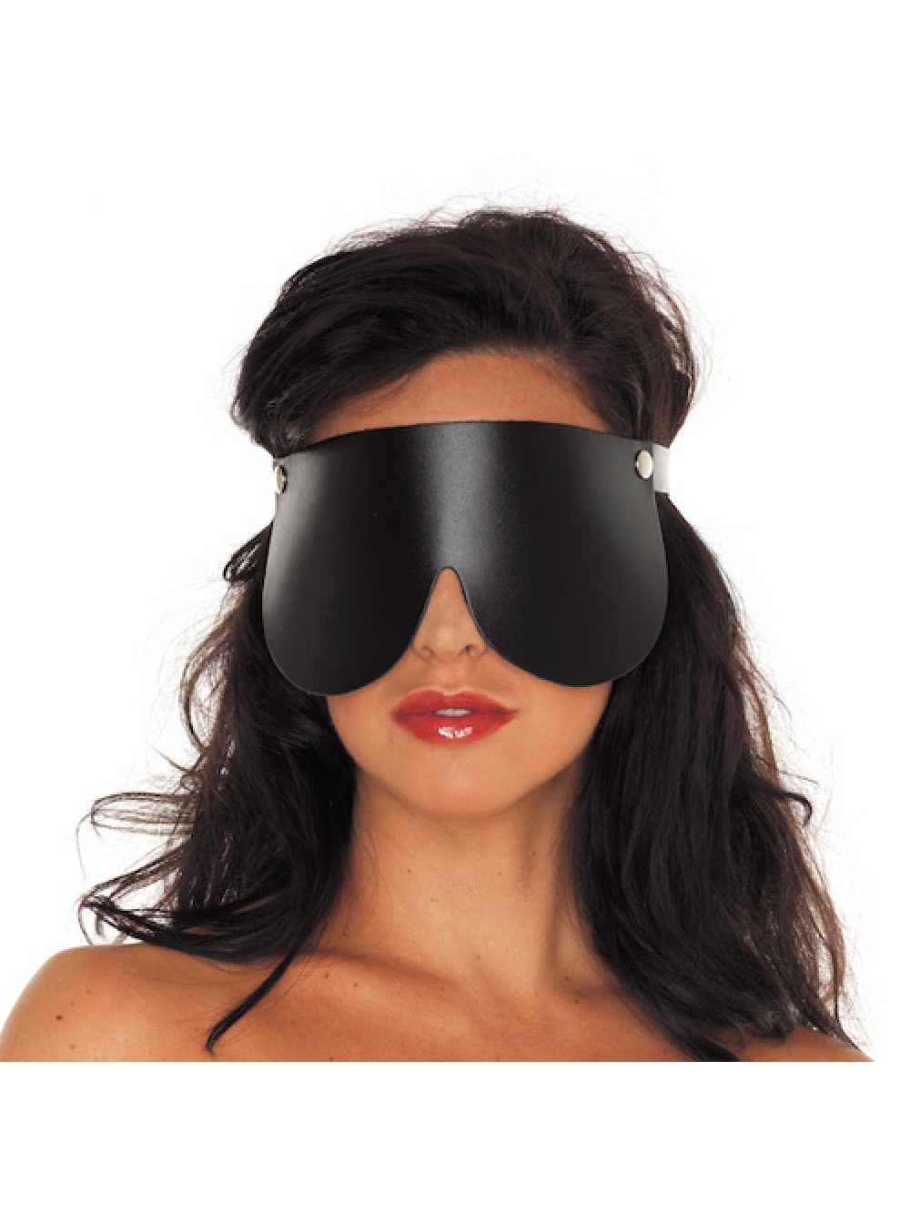 Blindfold in pelle