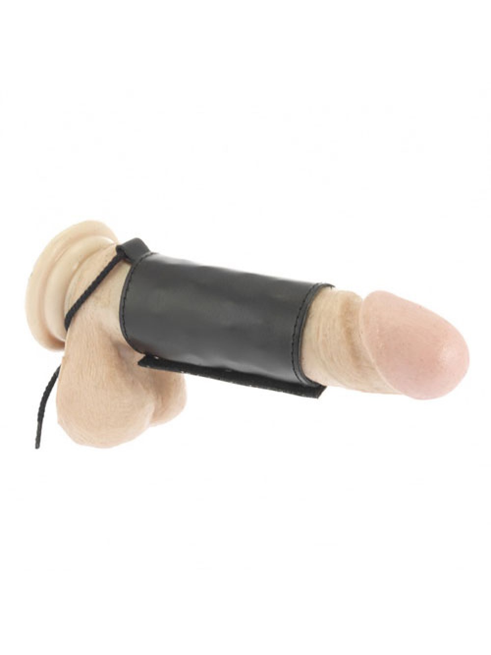 Cock Ring in pelle con Chiodi Dentro