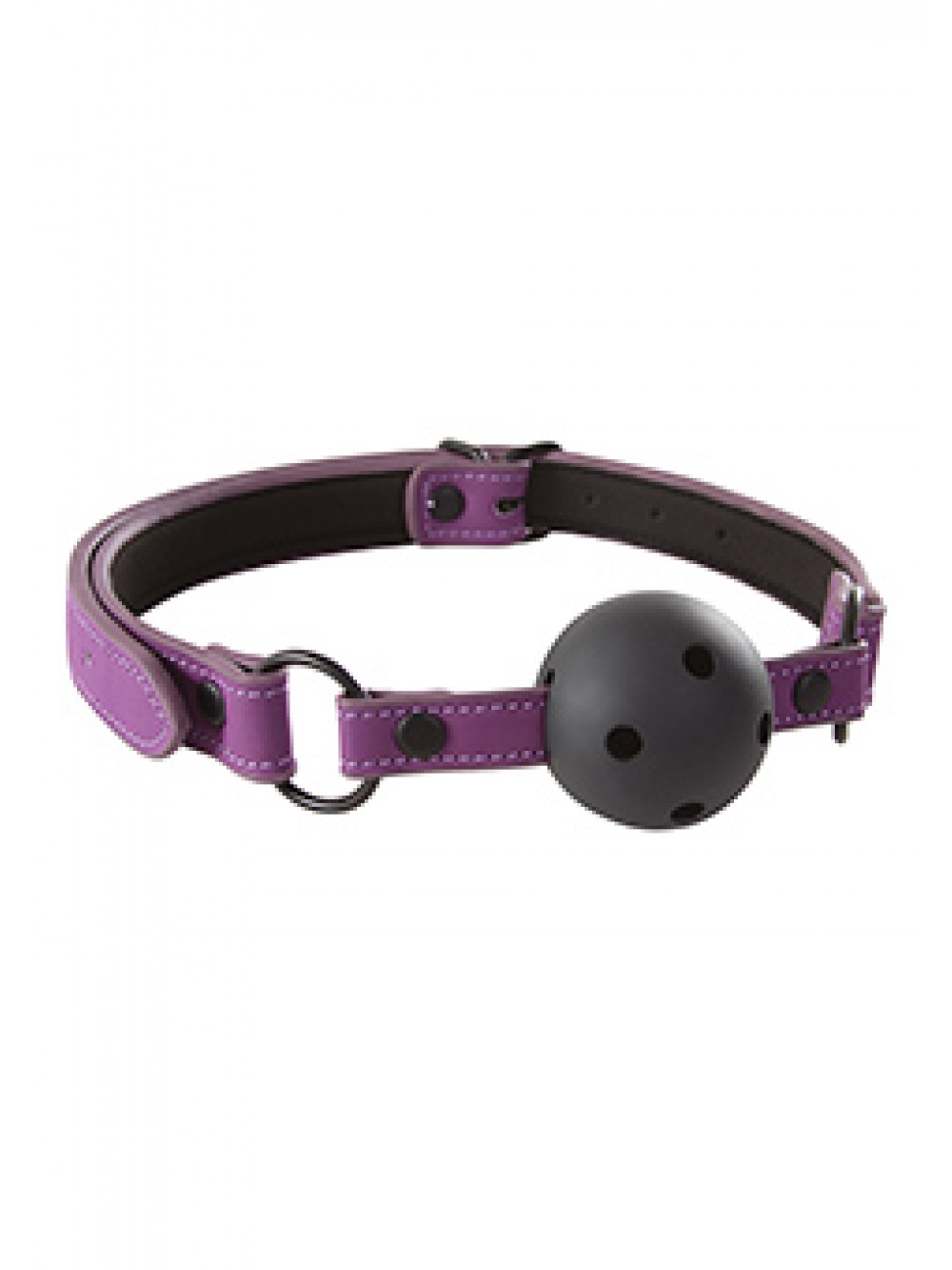 LUST BONDAGE BALL GAG PURPLE