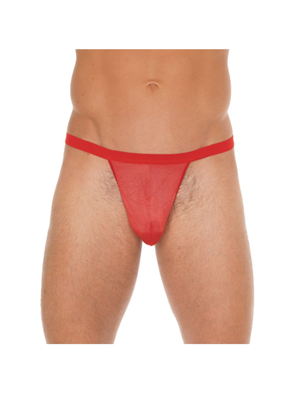 Uomo rosso della maglia G-String